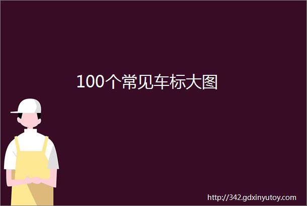 100个常见车标大图