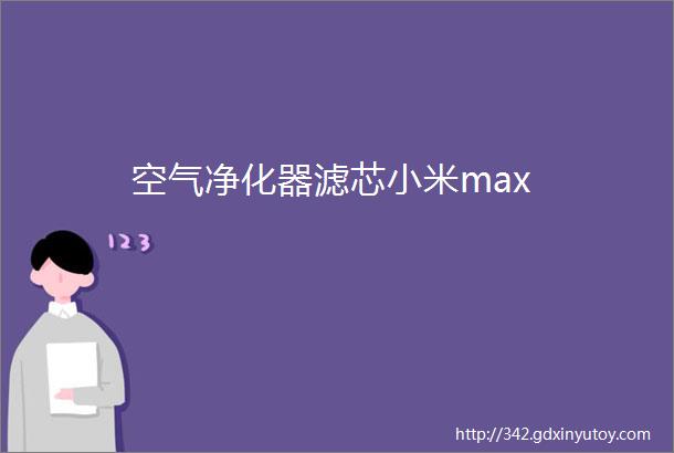 空气净化器滤芯小米max